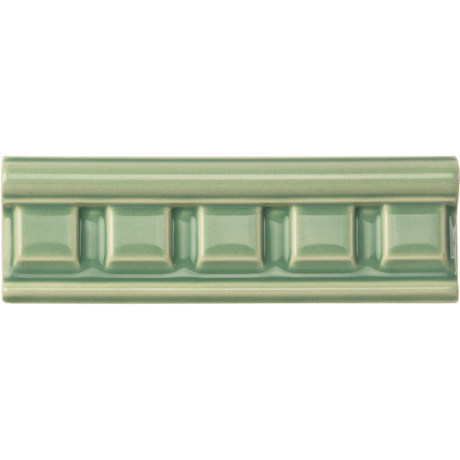 Jade Breeze Dentil Moulding Ceramic Wall Tile 152x50mm