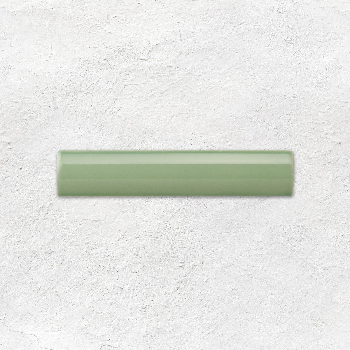 Jade Breeze External Corner Trim Ceramic Wall Tile 152x30mm - Gloss - Green
