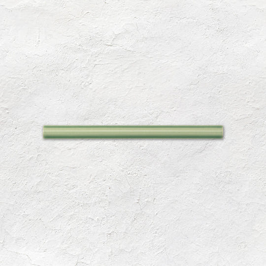 Jade Breeze Omega Moulding Ceramic Wall Tile 152x12mm - Gloss - Green