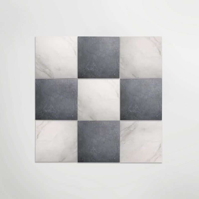 Antique Marble Bianco Matt 30 x 30cm Wall & Floor Tile