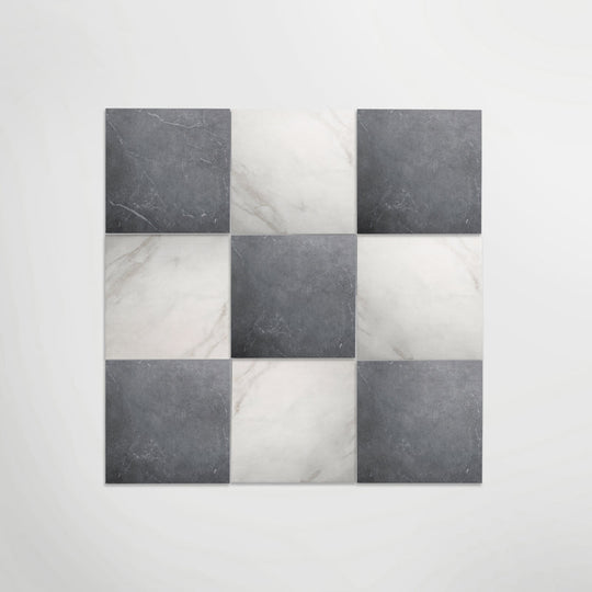 Antique Marble Effect Grigio Matt 60 x 60cm Wall & Floor Tile - alternate view