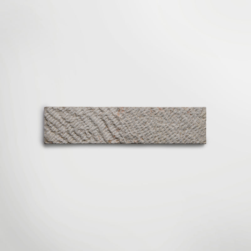 Biblical Grey Gold Textured 40cm x Random Length Wall Tile