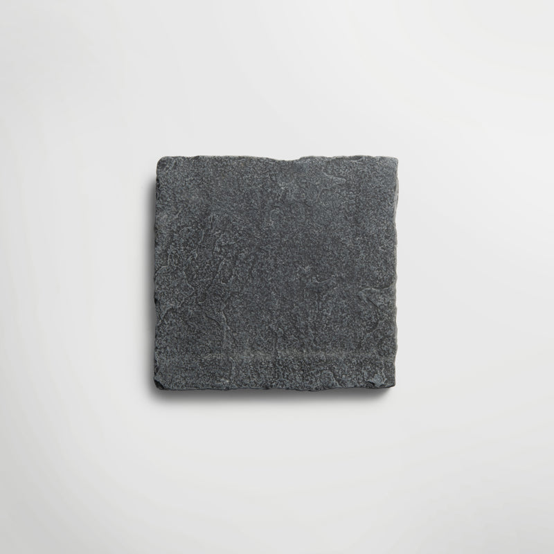 Bordeaux Black Squares Tumbled 20 x 20cm Wall & Floor Tile