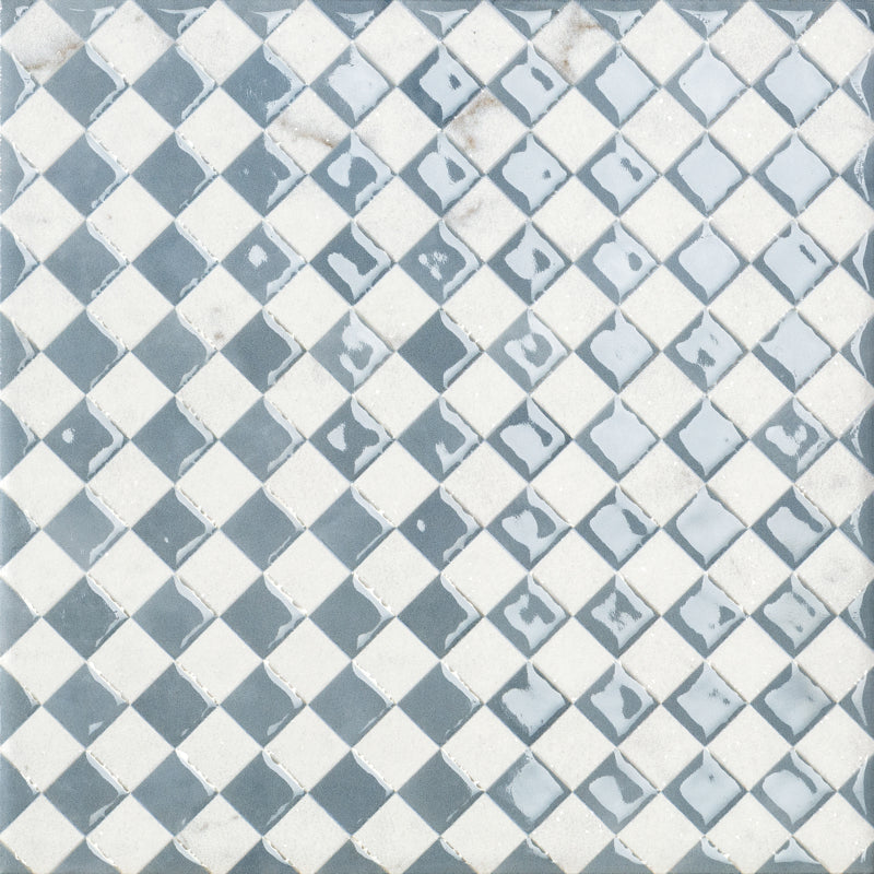 DC Amore Dalila Statuario Matt 20 x 20cm Wall & Floor Tile in a room setting