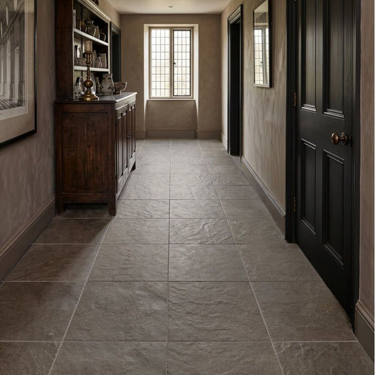 Grasmere Flagstone Matt 50cm x Random Length Floor Tile - alternate view
