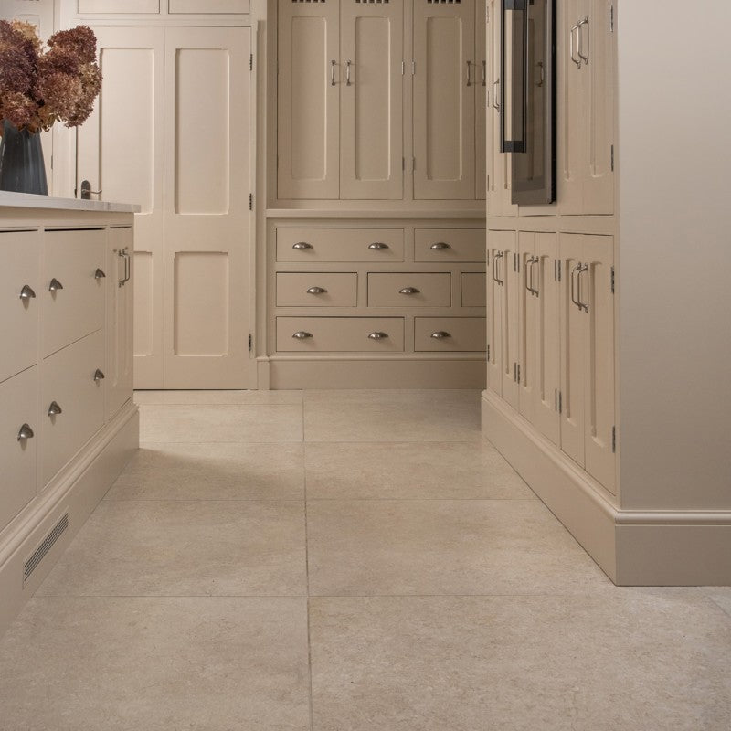 Illusion White Honed 90 x 90cm Wall & Floor Tile