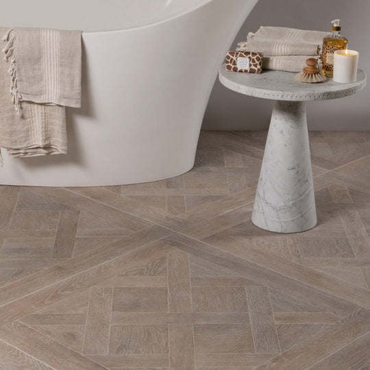 Kingswood Versailles Taupe Matt 90 x 90cm Wall & Floor Tile - alternate view