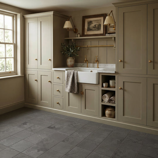 Med Stone Menfi Matt 20 x 20cm Wall & Floor Tile - alternate view