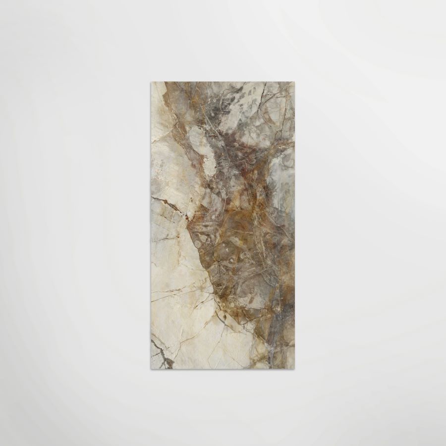 Mirrored Marble Gold A Polished 120 x 60cm Wall & Floor Tile