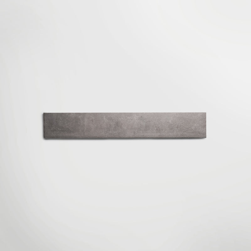 Montpellier Grey Matt 90 x 15cm Skirting in a room setting
