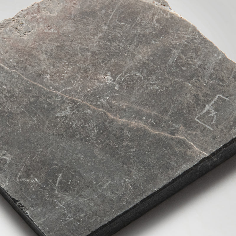 Roman Bronze Fantasy Squares tumbled marble detail