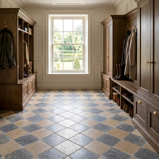 Rosa Andalusia Tumbled 30 x 30cm Floor Tile - alternate view