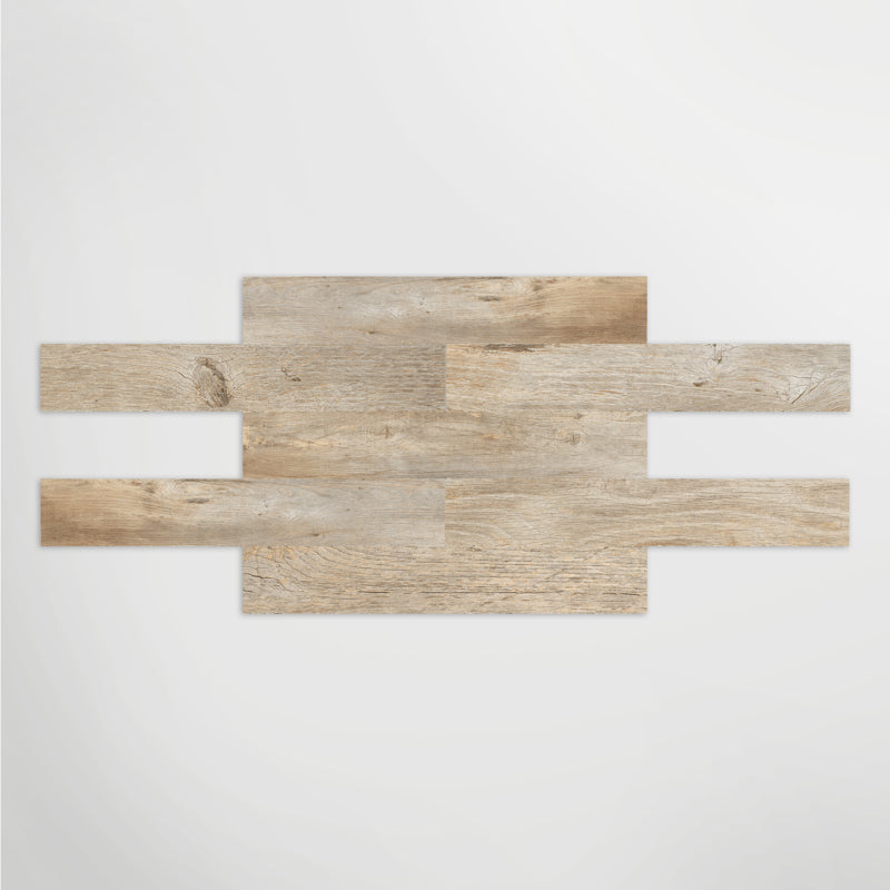 Saint Wood Rustic Walnut Matt 60 x 10cm Wall & Floor Tile