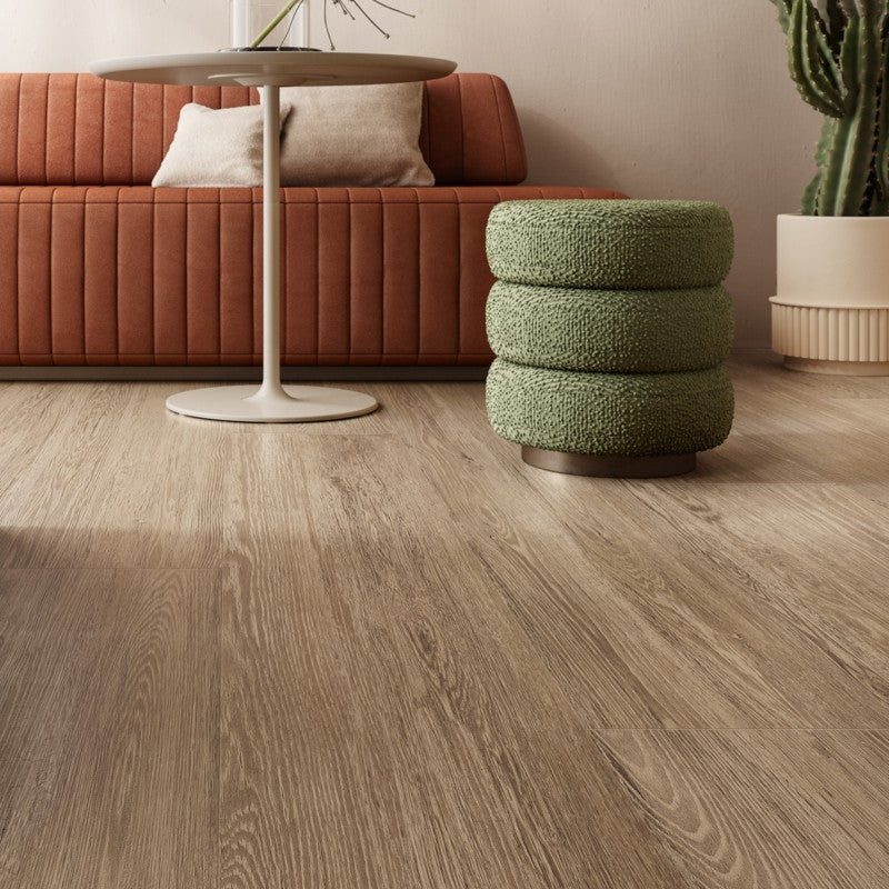 Saint Wood Walnut Matt 180 x 30cm Wall & Floor Tile in a room setting