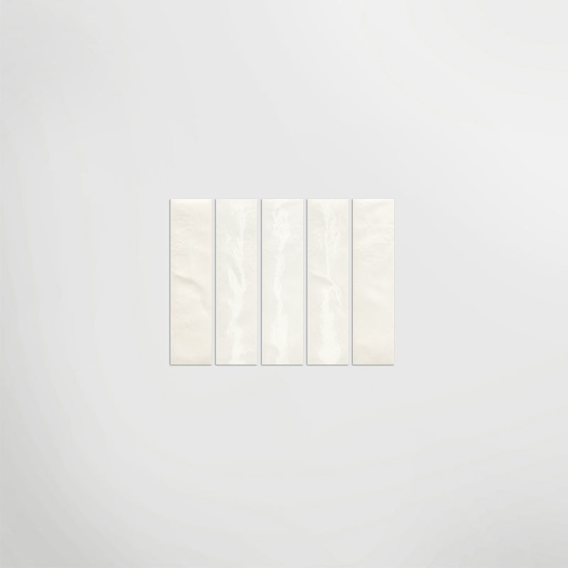 Sensa Mini Salt Polished 6 x 24cm Wall Tile