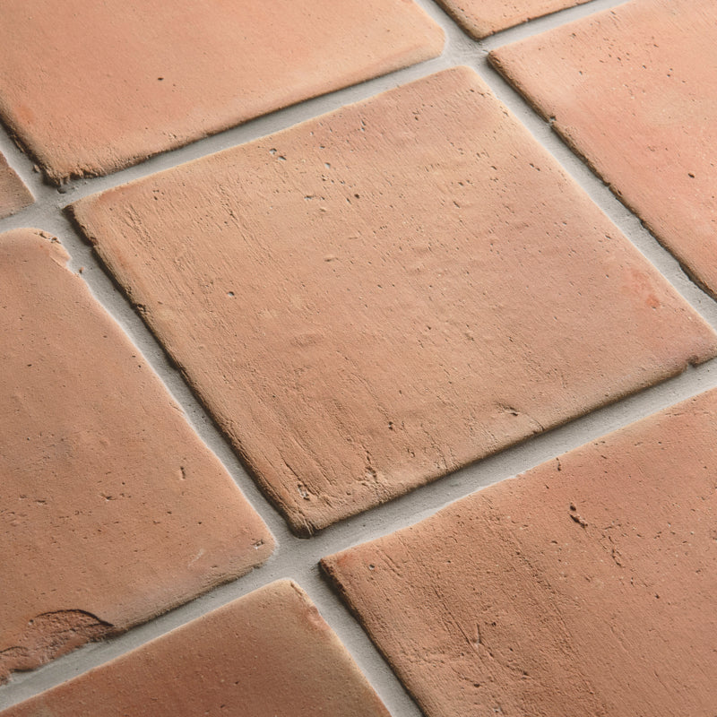 Spanish Handmade Terracotta Natural 20 x 20cm Floor Tile