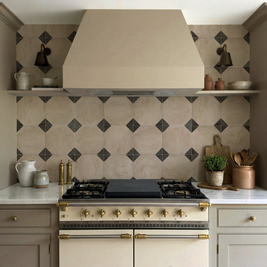 Tessa Octo Multi Matt 20 x 20cm Wall & Floor Tile - alternate view