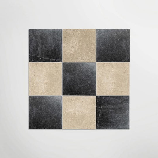 Venetian Porcelain Black Matt 20 x 20cm Wall & Floor Tile - alternate view