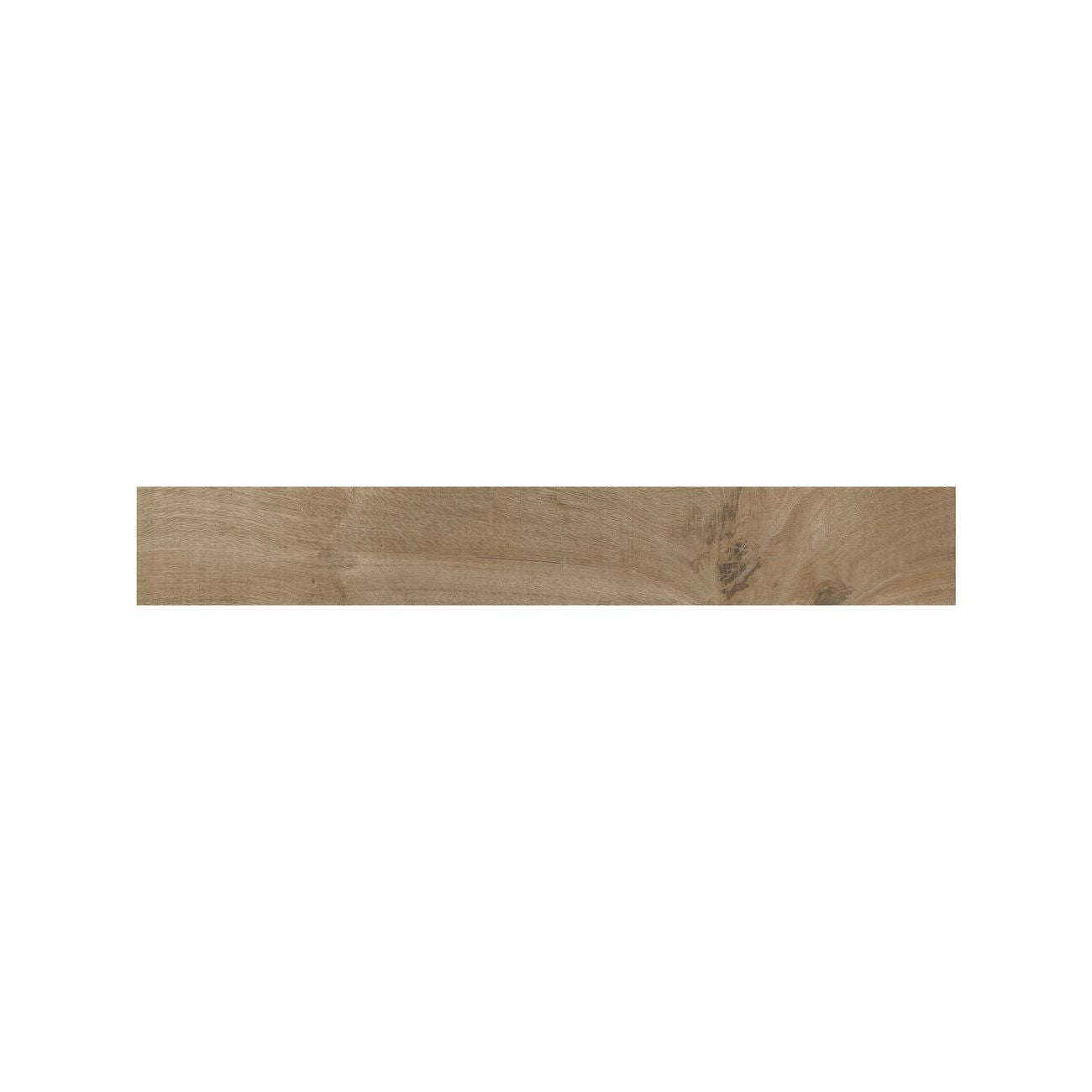 Warm brown Lyndhurst Chestnut herringbone wood effect tiles in a living space roomset
