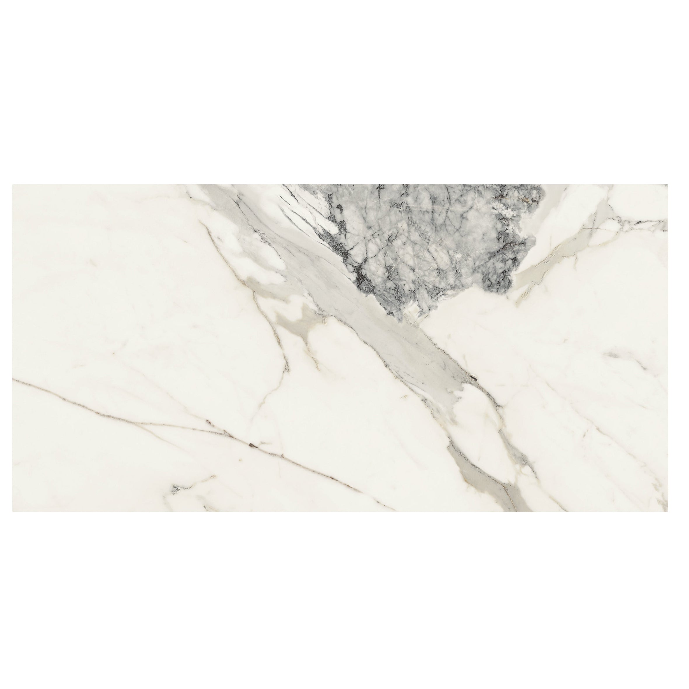 White marble tile with elegant gray veining milos alabaster marble effect tile 60 x 120cm