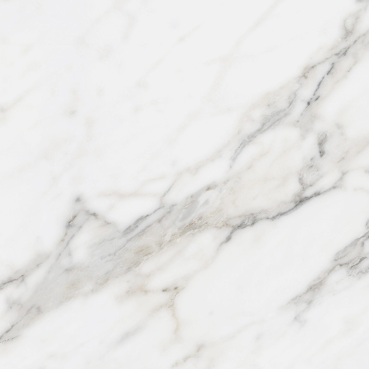 White marble tile magnus calacatta white 75 x 75cm with elegant gray veining for flooring and wall decor