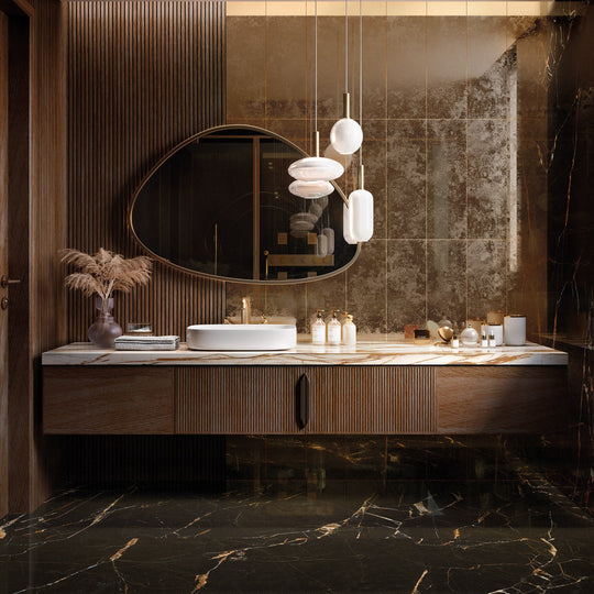 Reflect Midi Antique 20 x 60cm Wall & Floor Tile - Porcelain - Honed