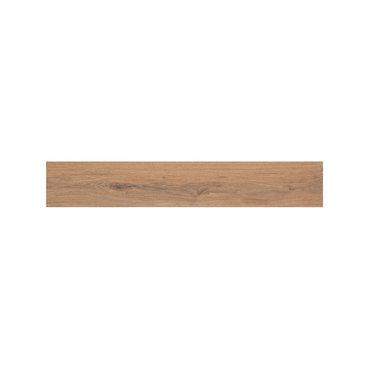 Origin Plank Mid 20 x 120cm mid-brown wood-effect porcelain plank face