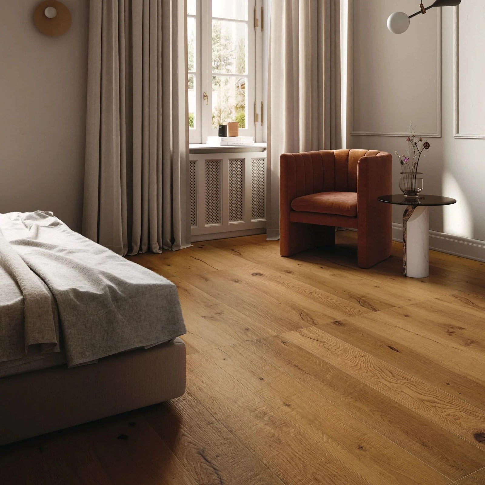 Origin Plank Dark 20 x 120cm Wood Effect Porcelain Tile – detail view 3