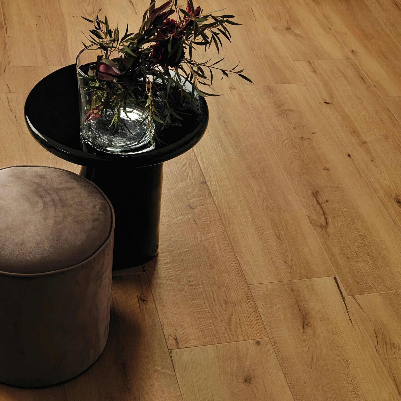 Origin Plank Dark 20 x 120cm Wood Effect Porcelain Tile – detail view 5
