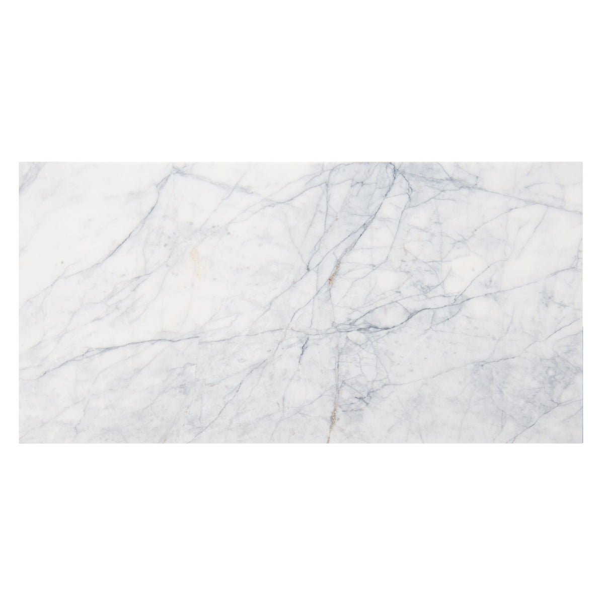 White marble ottimo marble tile 61 x 30.5cm with subtle gray veining for elegant flooring and walls