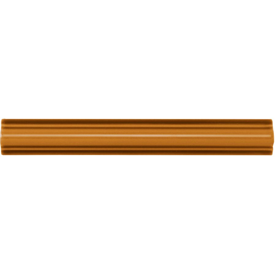 Ochre Astragal Moulding Ceramic Wall Tile 152x21mm