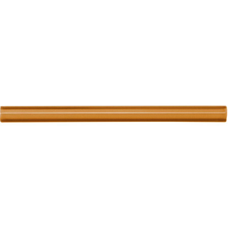 Ochre Omega Moulding Ceramic Wall Tile 152x12mm - Gloss - Yellow & Gold