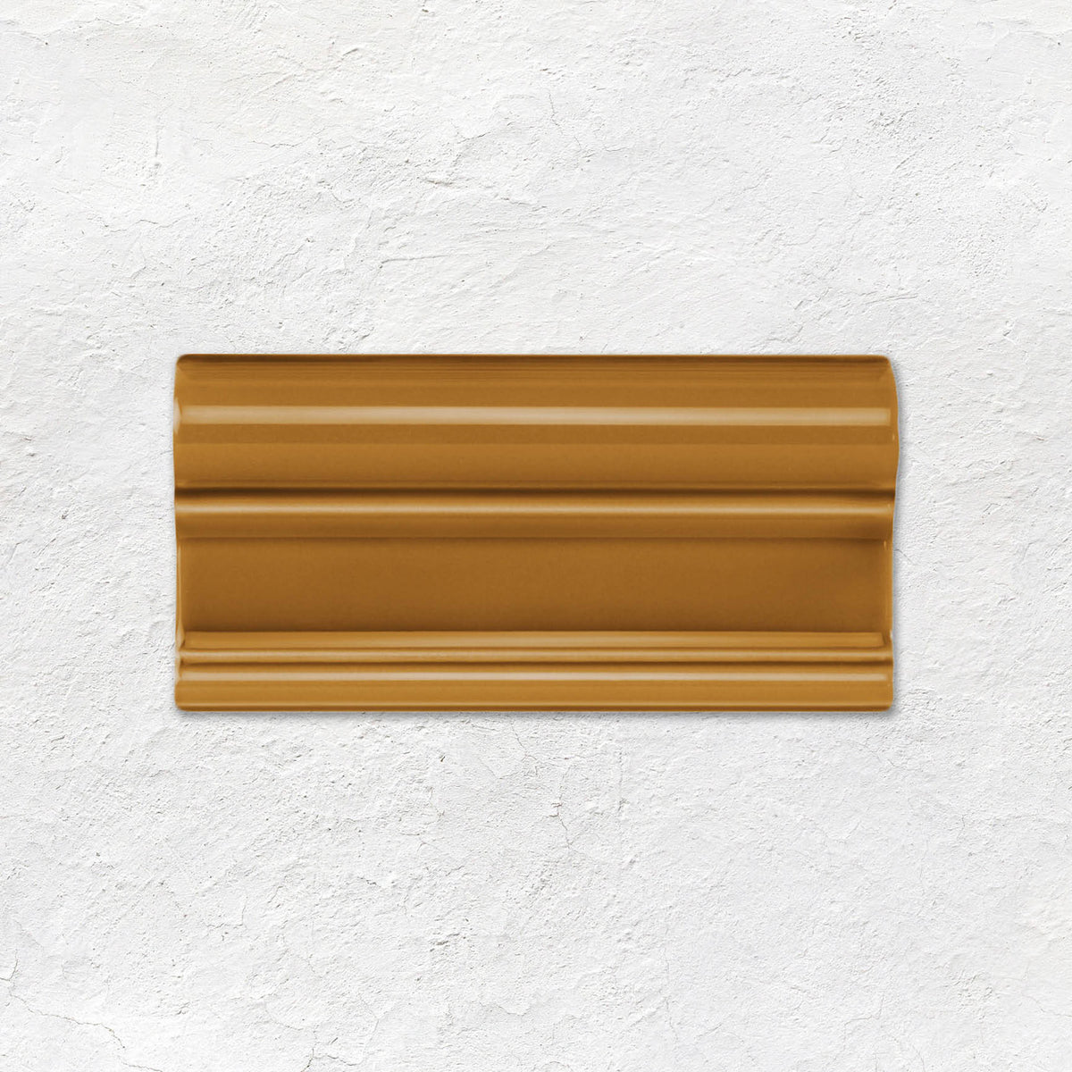 Ochre Victoria Moulding Ceramic Wall Tile 152x75mm - Gloss - Yellow & Gold