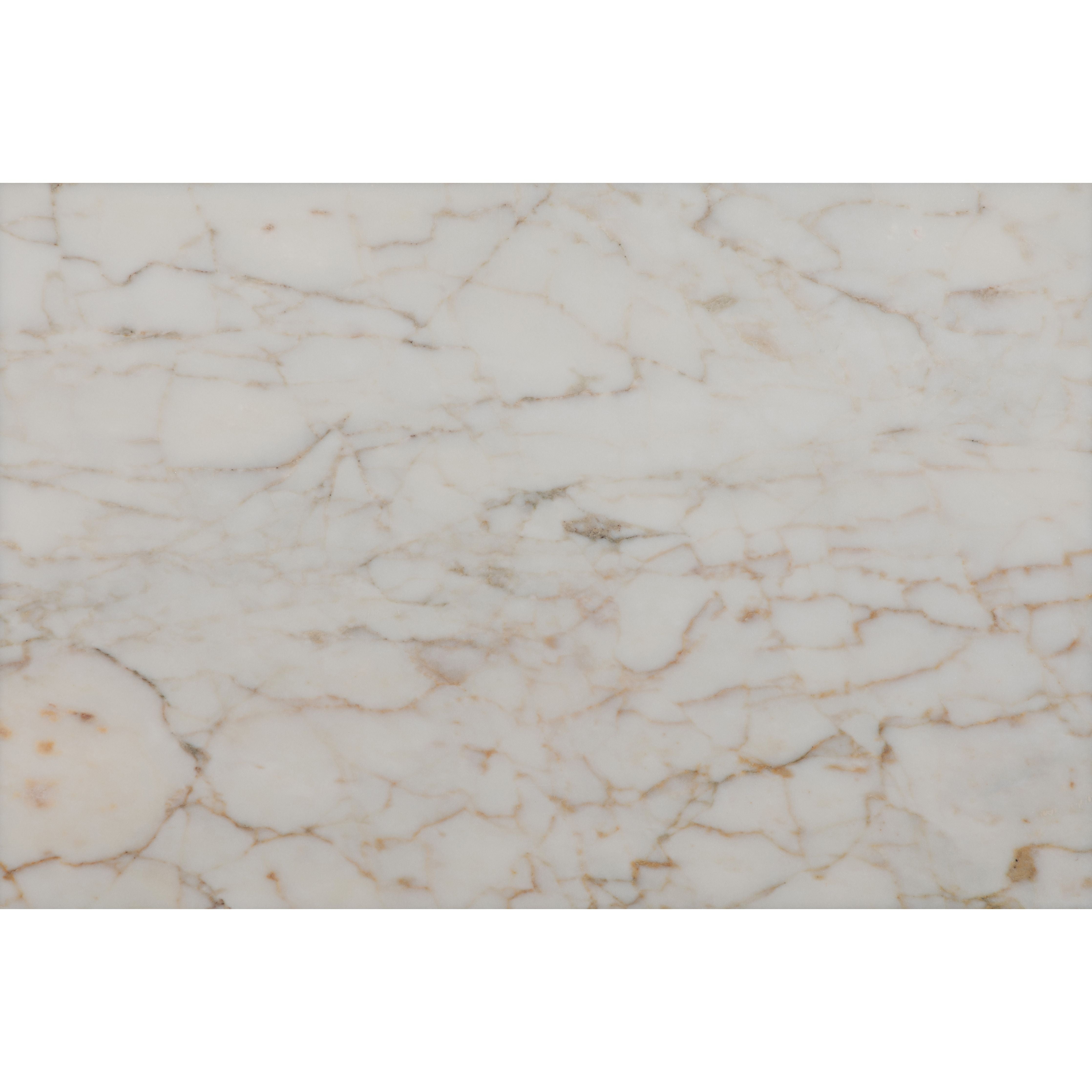 Ottoman marble honed white marble slab with subtle beige and gray veining for elegant interior use