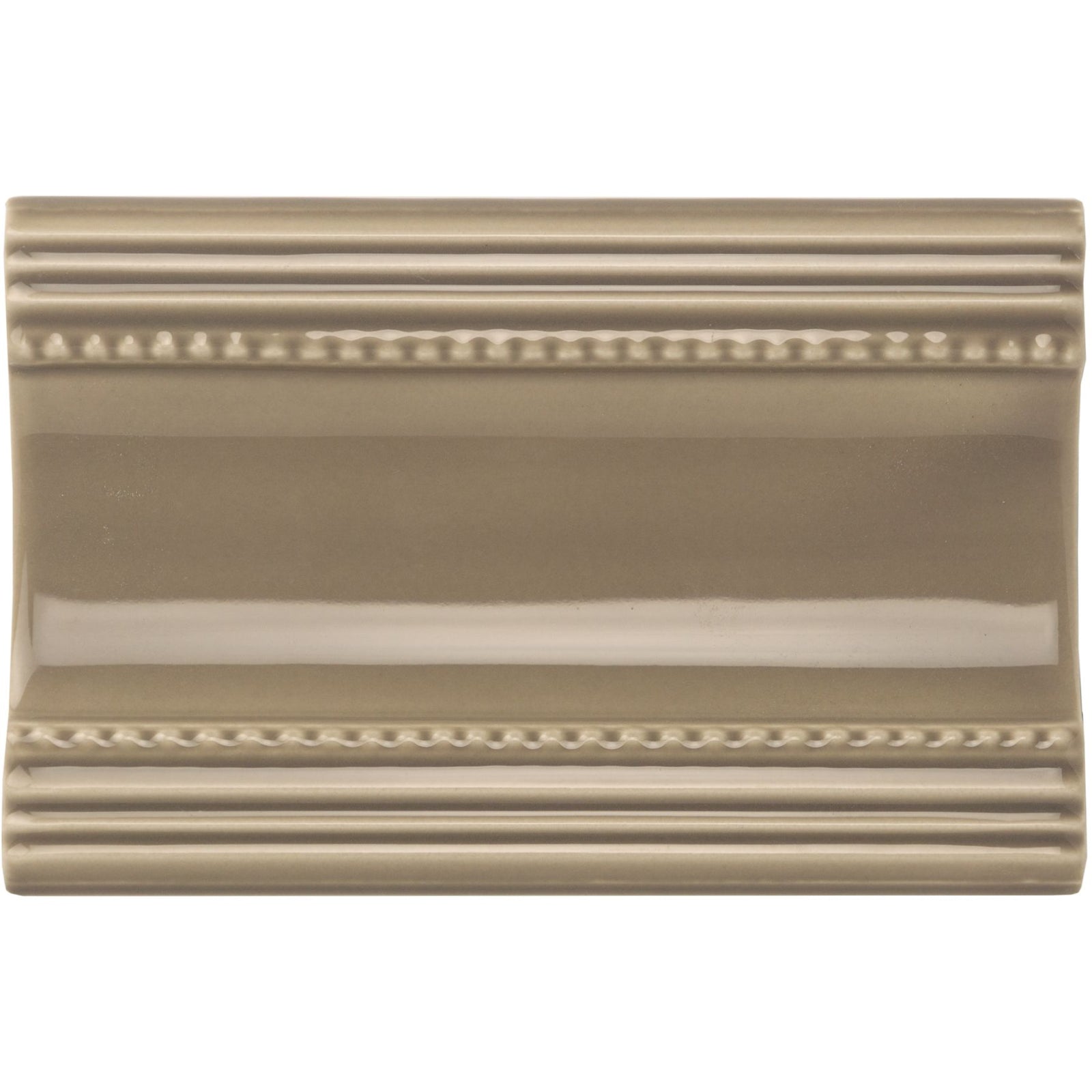 Palladian Beige Plain Cornice Ceramic Wall Tile 152x75mm