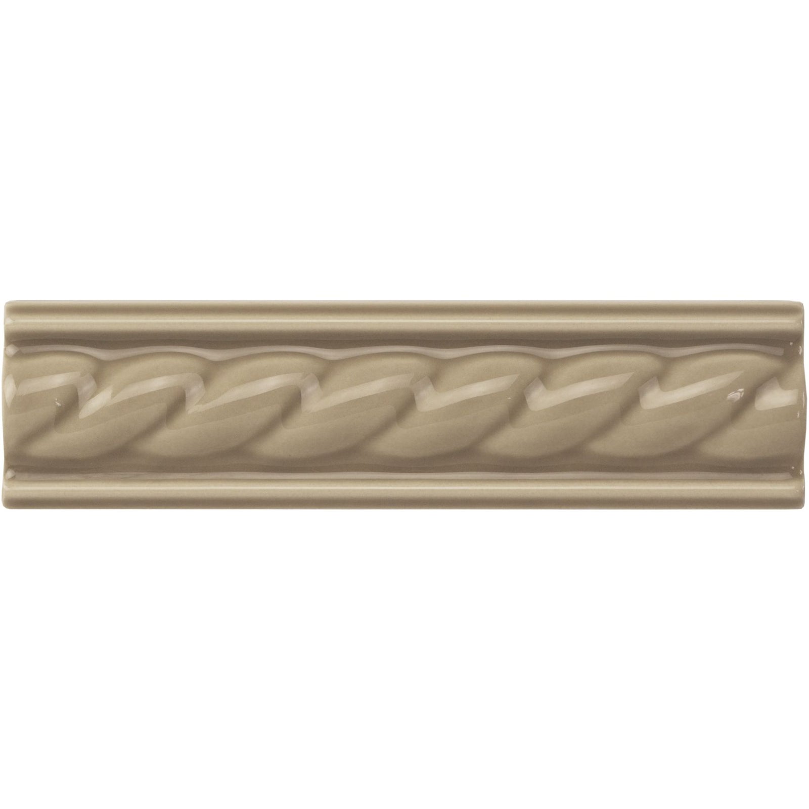 Palladian Beige Rope Moulding Ceramic Wall Tile 152x40mm