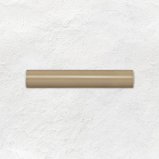 Palladian Beige Sigma Moulding Ceramic Wall Tile 152x26mm - Gloss - Cream & Beige