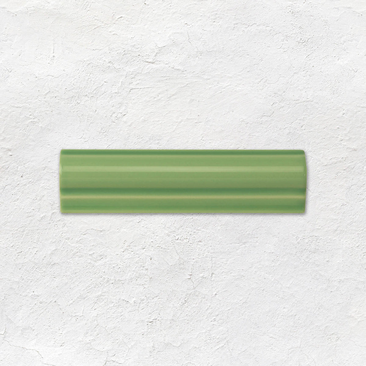 Palm Green Albert Moulding Ceramic Wall Tile 152x40mm - Gloss