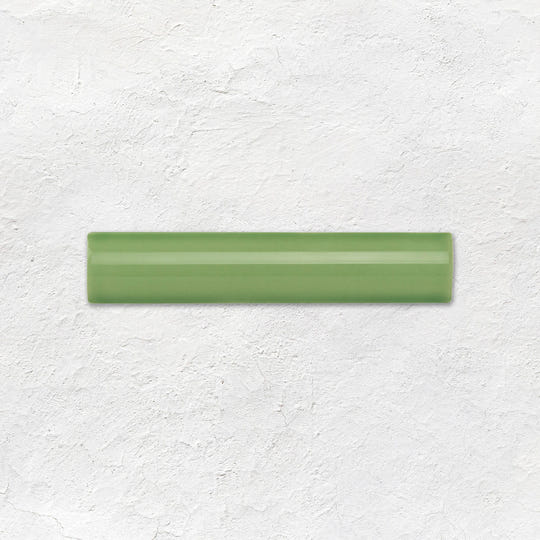 Palm Green External Corner Trim Ceramic Wall Tile 152x30mm - Gloss