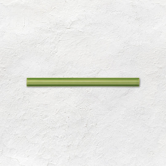 Palm Green Omega Moulding Ceramic Wall Tile 152x12mm - Gloss
