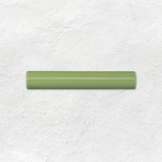 Palm Green Sigma Moulding Ceramic Wall Tile 152x26mm - Gloss