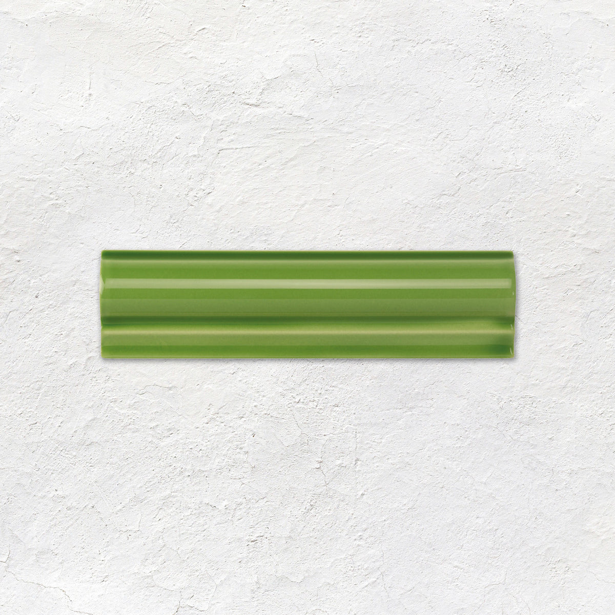 Pavilion Green Albert Moulding Ceramic Wall Tile 152x40mm - Gloss
