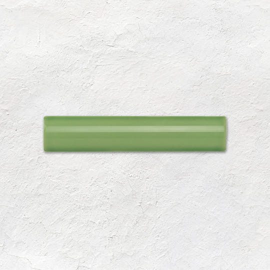 Pavilion Green External Corner Trim Ceramic Wall Tile 152x30mm - Gloss