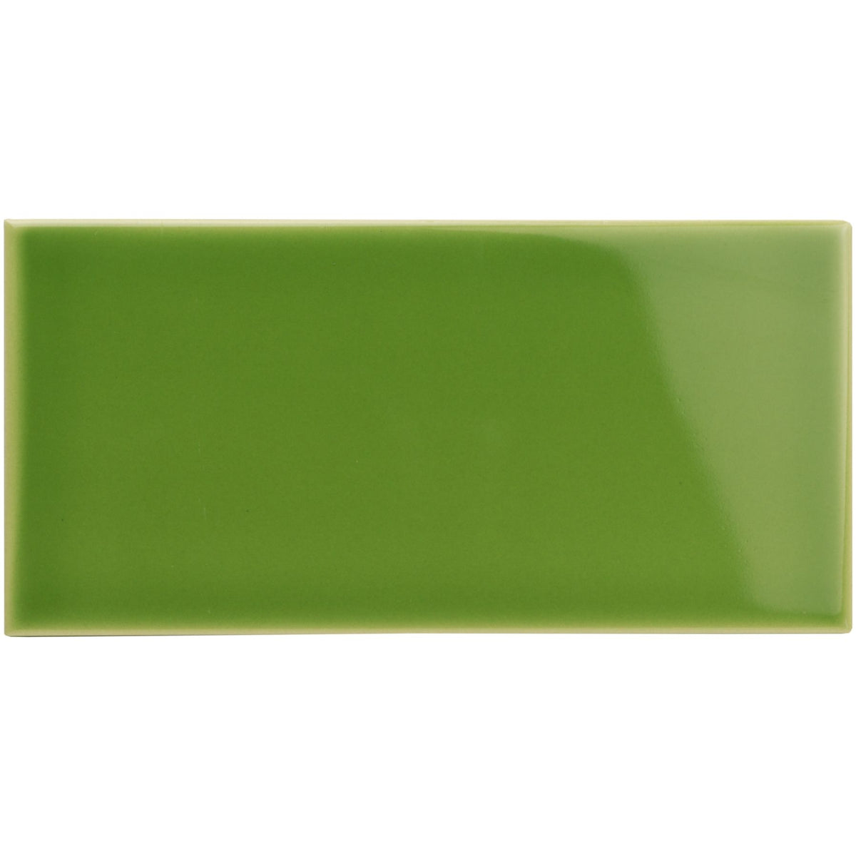 Pavilion Green Half Tile 152x76mm - Ceramic - Gloss
