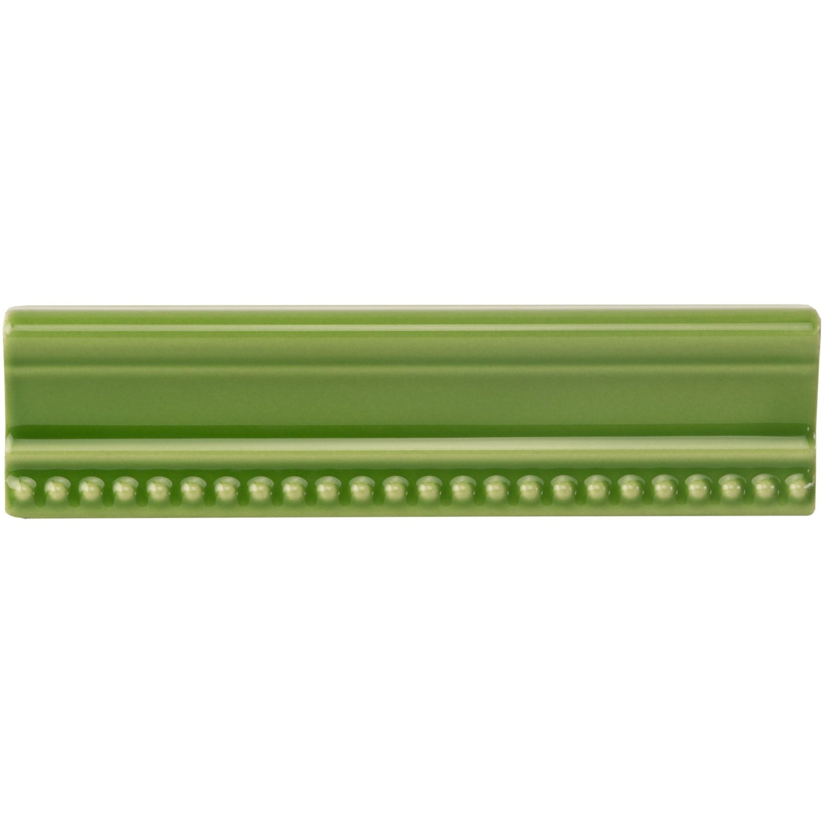 Pavilion Green Hogarth Moulding Ceramic Wall Tile 152x38mm