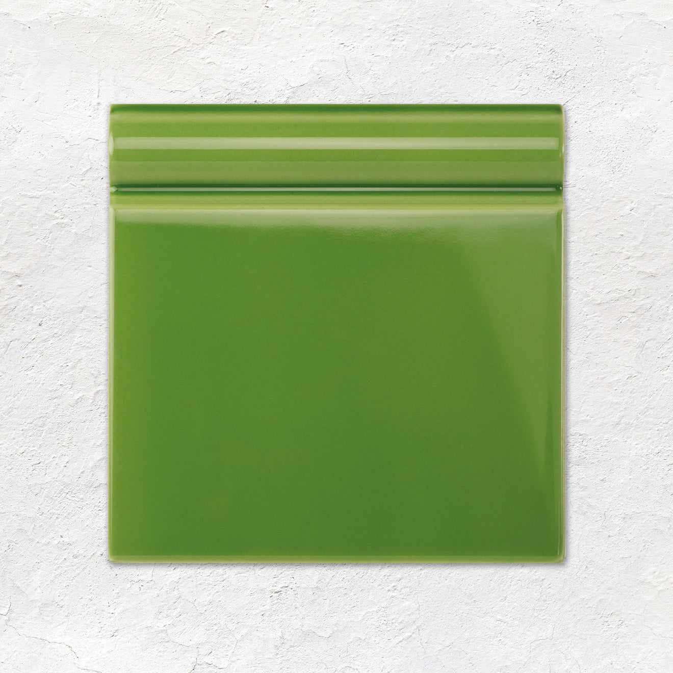 Pavilion Green Skirting Tile 152x152mm