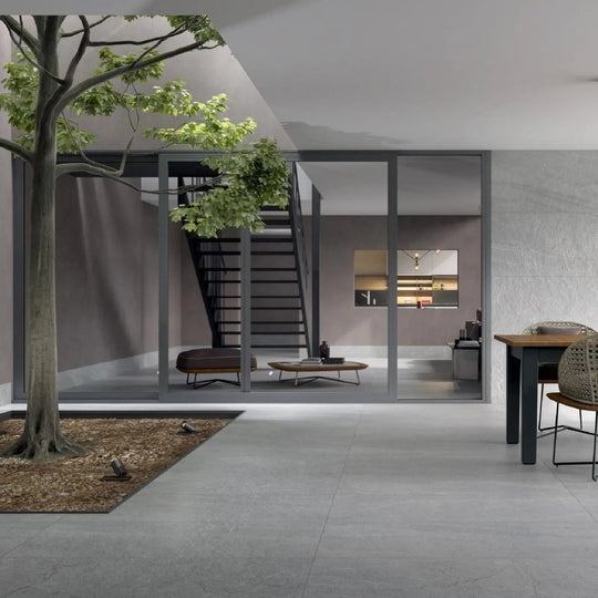 Pietra Di Lavagna Argento 60 x 60cm Porcelain Tile - alternate view