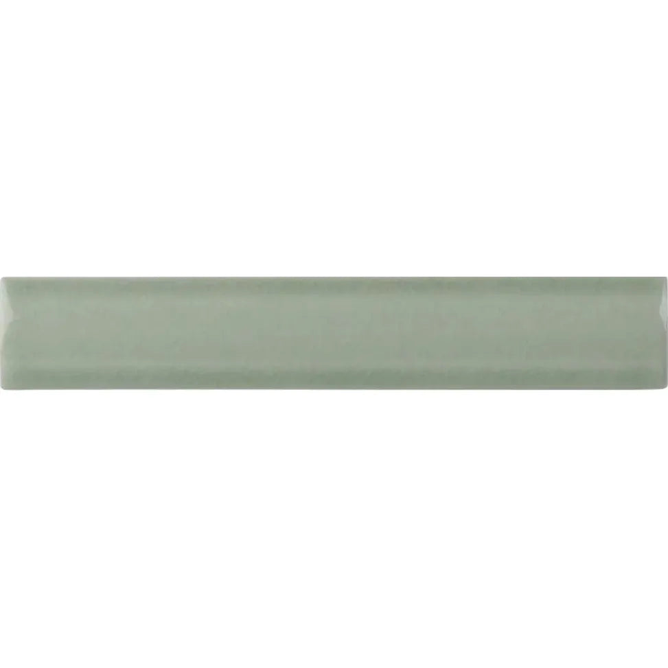 Retro Metro Gloucester Road green crackle-glaze ceramic edging trim