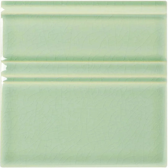 Retro Metro Lime House Glazed Skirting - alternate view
