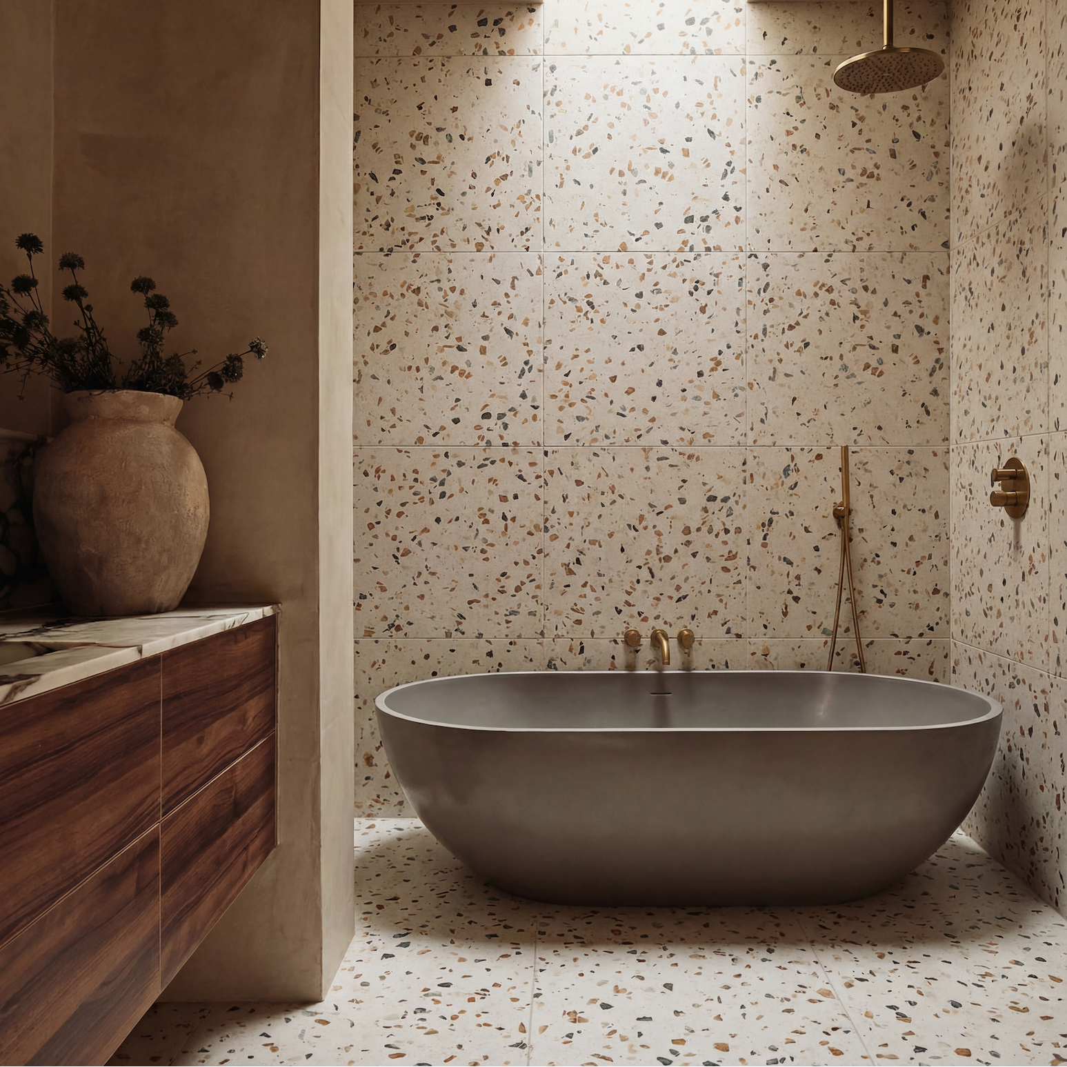 Rialto Porcelain Cognac Wall & Floor Tile 60x60cm